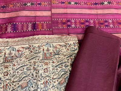 Lot 2166 - Assorted Asian and Other World Textiles,...