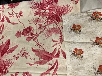 Lot 2117 - 19th Century French Printed Textiles,...