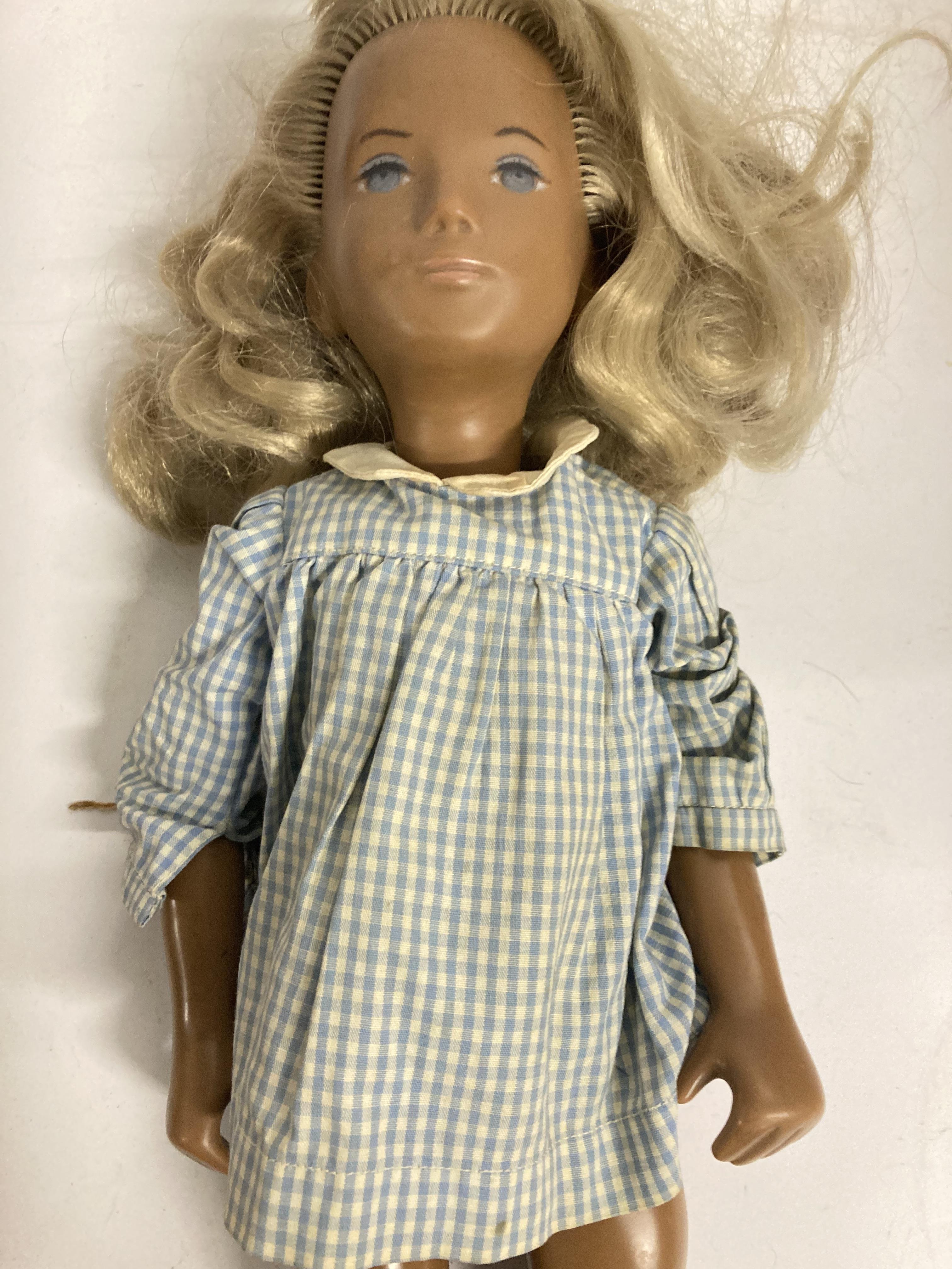 Vintage Blonde Sasha Doll - Early 1970s Original Dress, Shoes