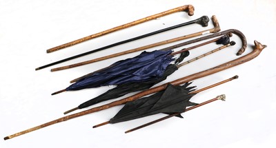 Lot 457 - A Collection of Walking Stick, Walking Canes...