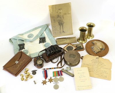 Lot 80 - A Quantity of Militaria Relating to 7440...
