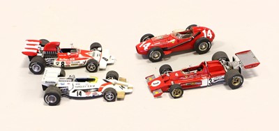 Lot 544 - Scale Racing Cars (SRC) White Metal F1 Group