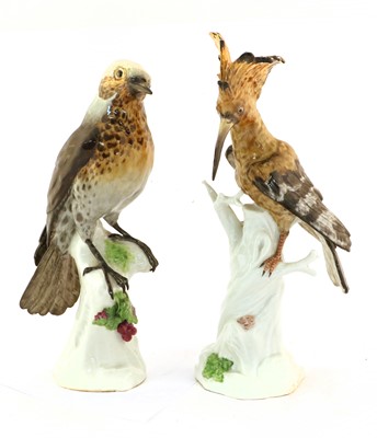 Lot 102 - A Vienna Porcelain Model of a Hoopoe, late...
