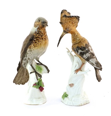 Lot 102 - A Vienna Porcelain Model of a Hoopoe, late...