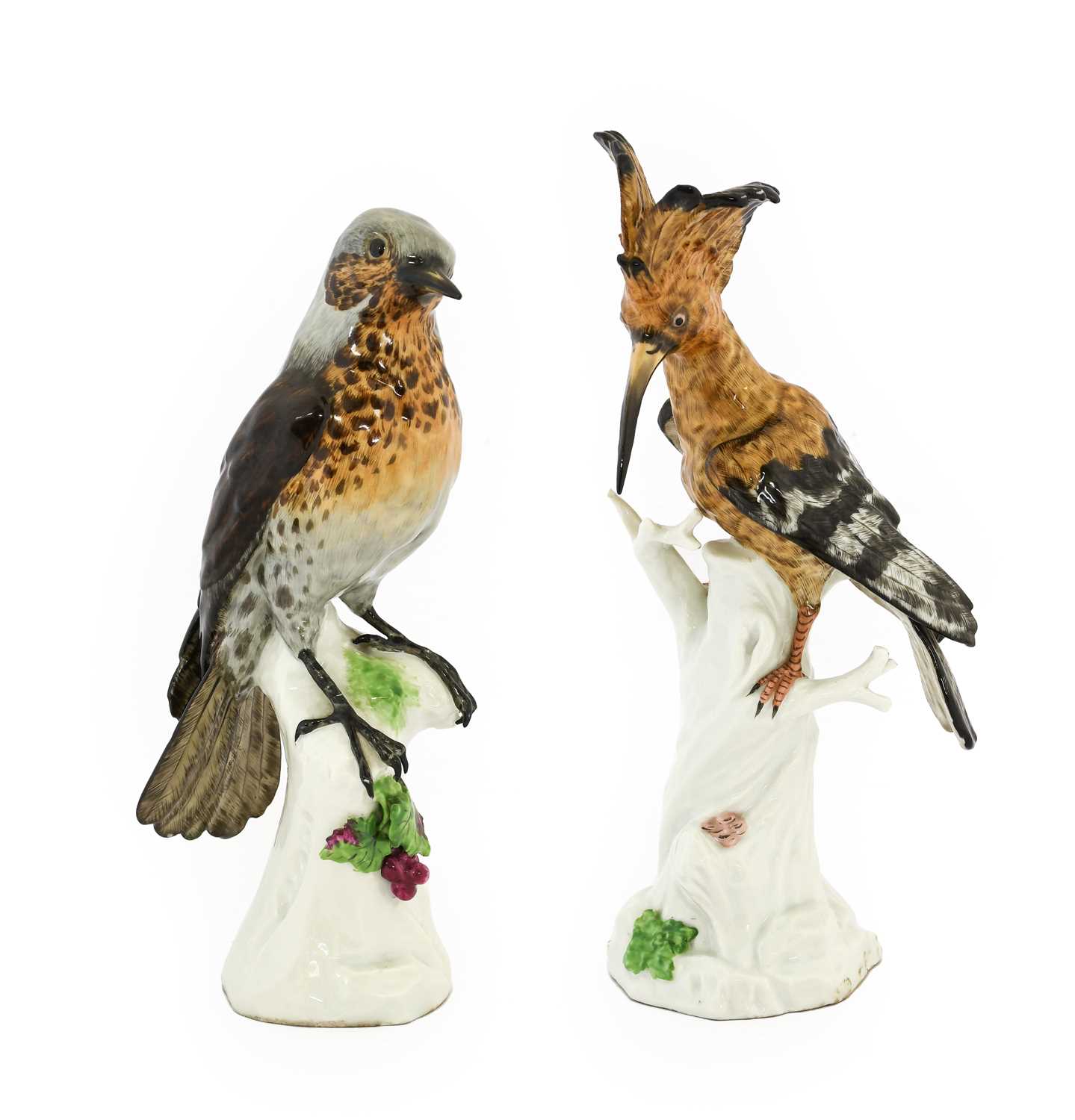 Lot 92 - A Vienna Porcelain Model of a Hoopoe, late...