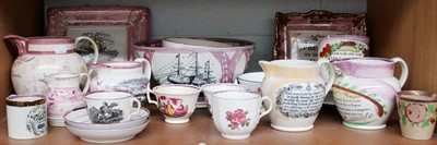 Lot 223 - A Quantity of Sunderland Lustre Pottery, early...