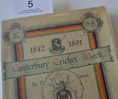 Lot 5 - From the collection of W.G. Grace. Small (E....