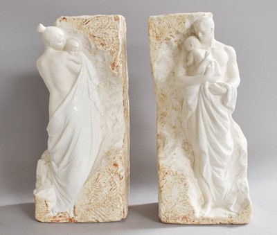 Lot 336 - A Pair of Lladro Bookends, 31cm high