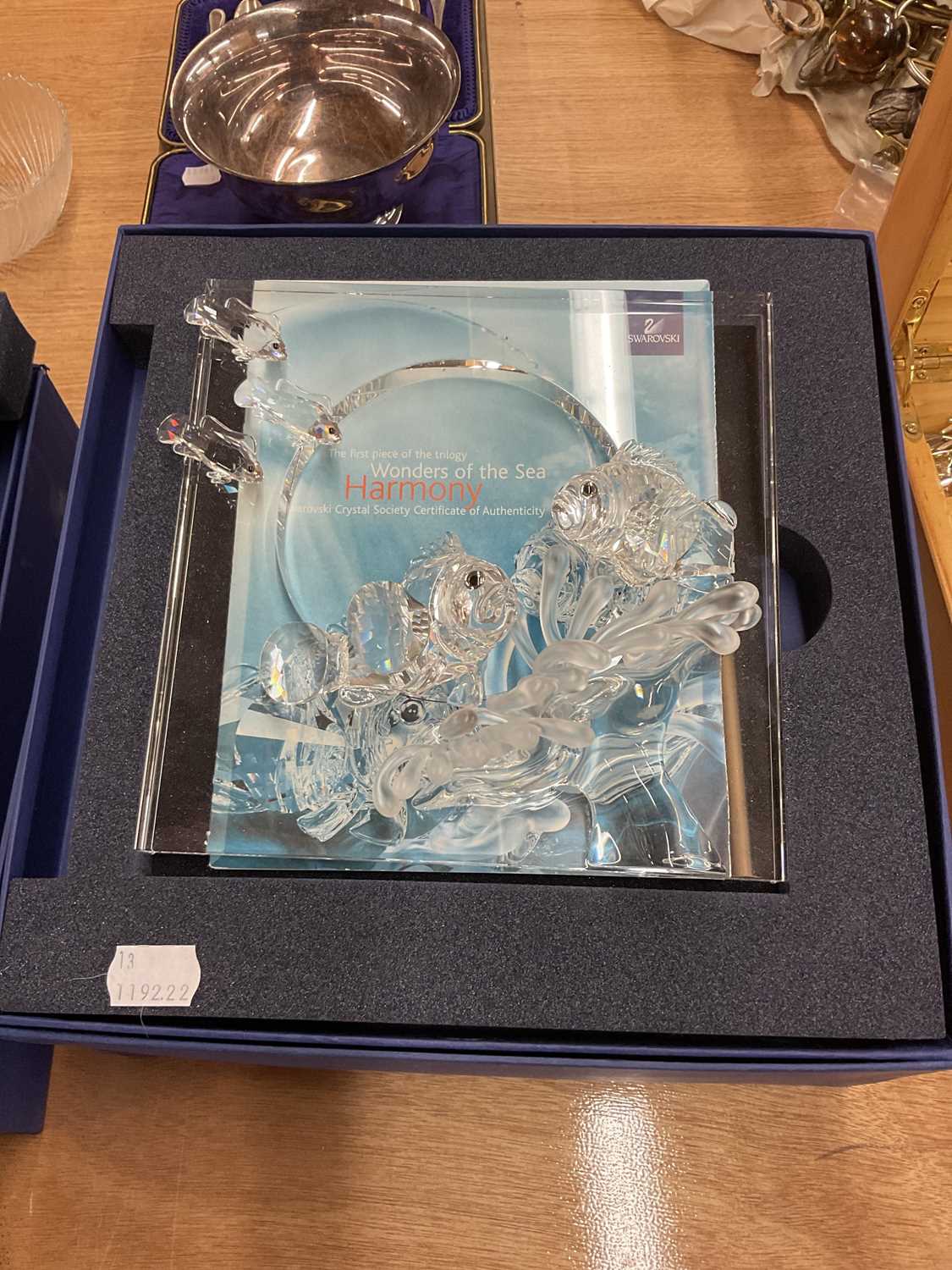 Lot 335 - A Swarovski Wonders of the Sea Harmony Plaque