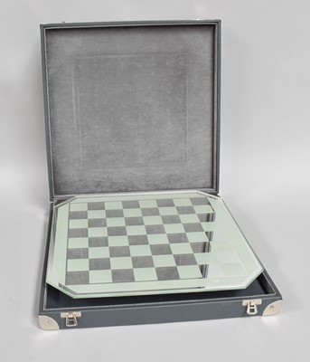 Lot 329 - A Swarovski Silver Crystal Chess Set
