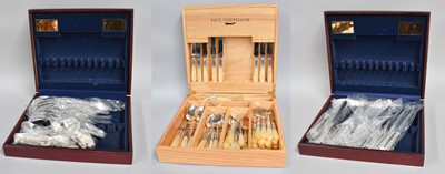 Lot 327 - A Paul Costelloe Canteen of Cutlery, and Two...
