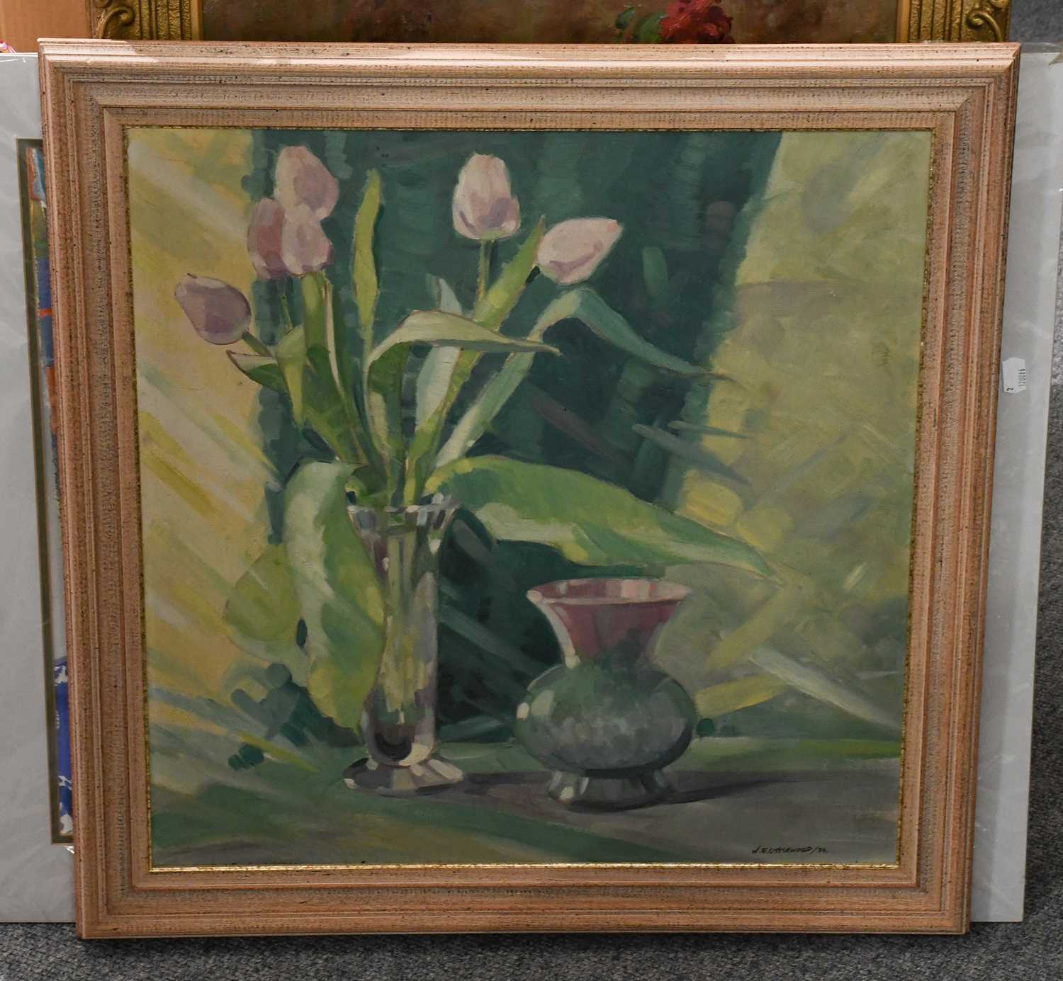 Lot 1102 - Claude Jung (19th/20th Century) Still life of...