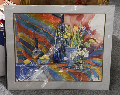 Lot 1102 - Claude Jung (19th/20th Century) Still life of...