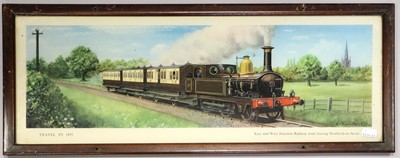 Lot 621 - Railway Carriage Prints 'Travel In Series'