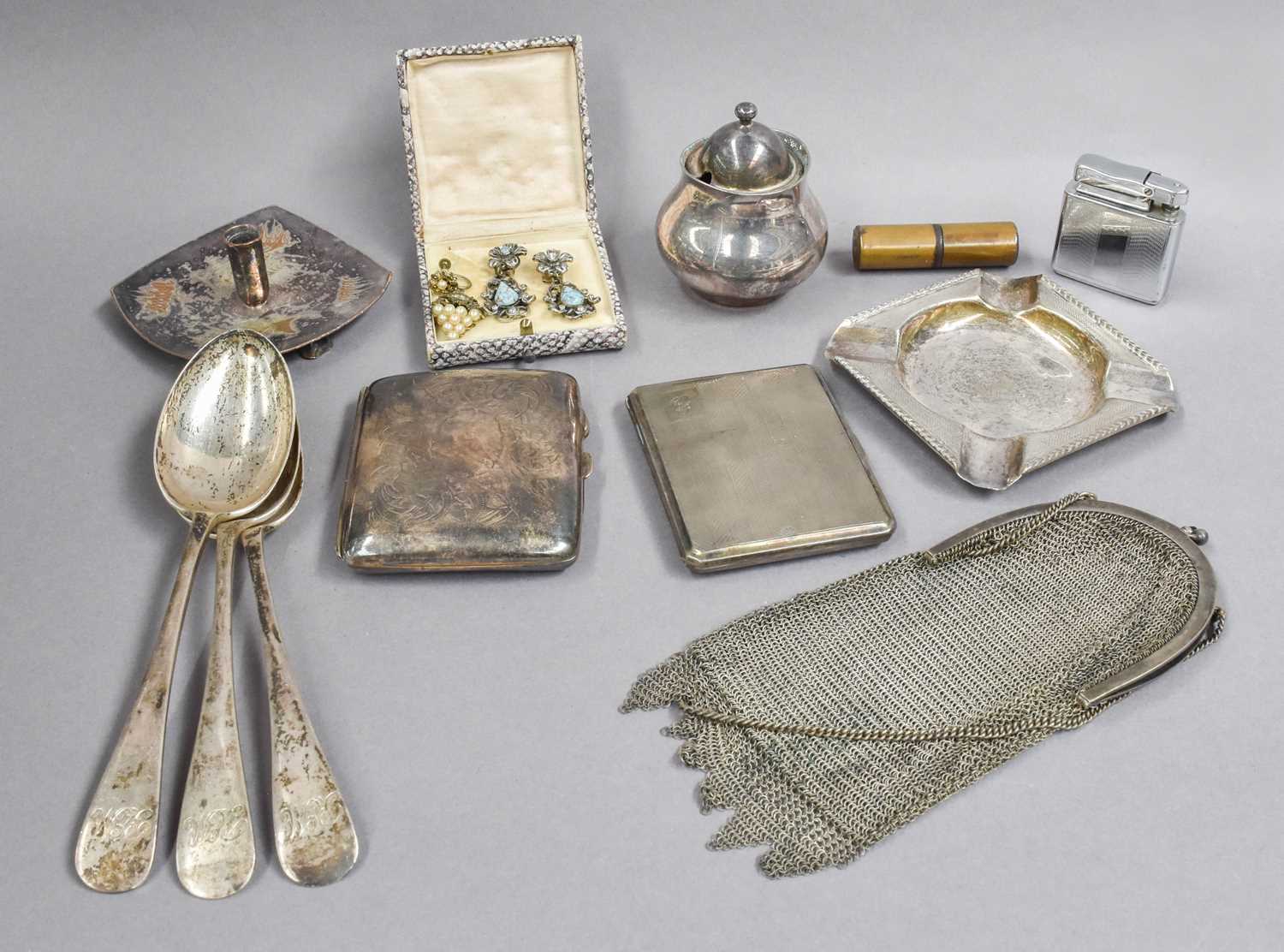 Lot 10 - A Collection of Silver and Silver Plate,