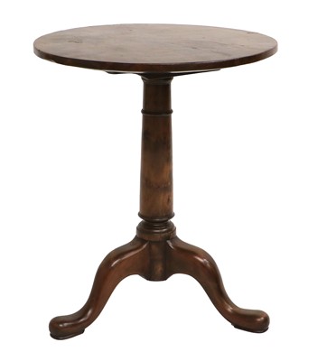 Lot 737 - A George III Style Yewwood Tripod Table, the...