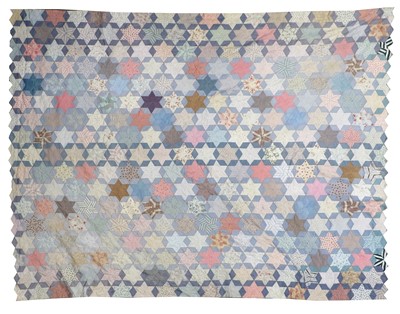 Lot 2132 - An Early 20th Century Patchwork Cotton Bed...