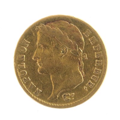 Lot 318 - France, 20 Francs 1811, (.900 gold, 21mm,...