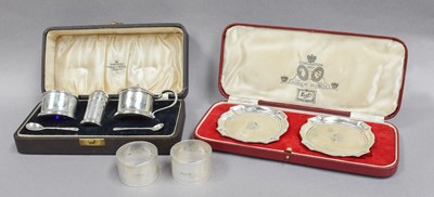 Lot 29 - A Collection of Assorted Silver, comprising a...
