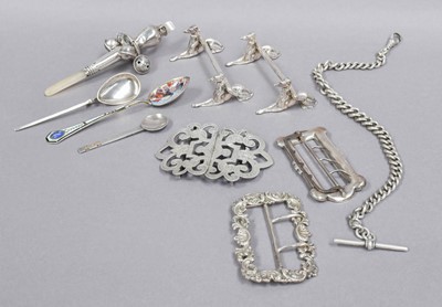 Lot 31 - A Collection of Assorted Silver and Silver...