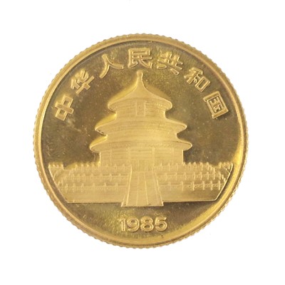 Lot 314 - China, Proof 10 Yuan (Panda) 1985, (.999 gold,...