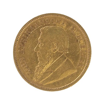 Lot 363 - South Africa, Half Pond 1895, (.917, 19mm,...