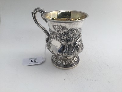 Lot 21 - A William IV Silver Mug, by Charles Gordon,...