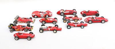 Lot 146 - Various 1:43 Scale Racing Cars, white metal:...