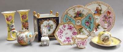 Lot 357 - A Collection of British and European Porcelain,...