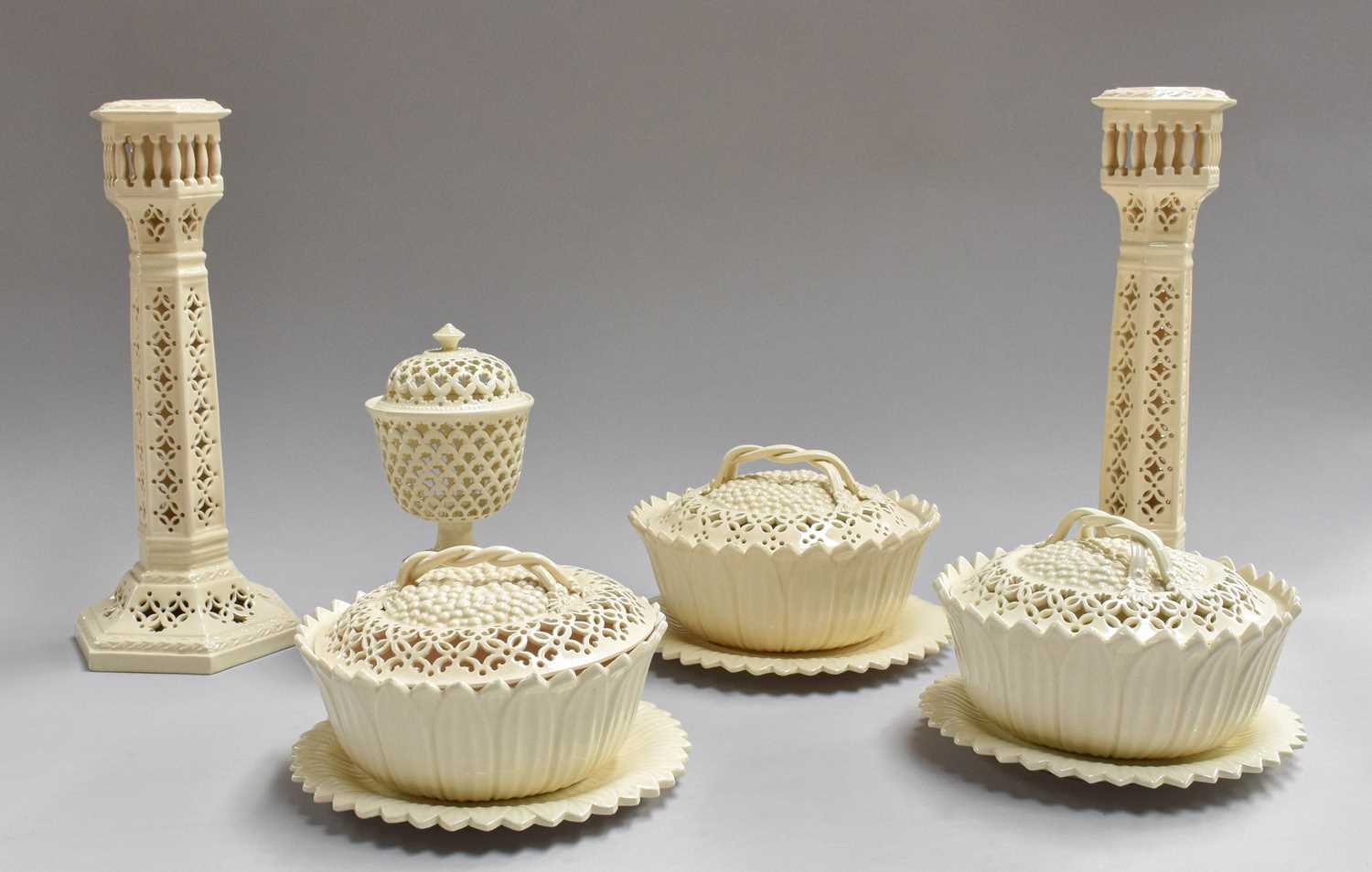 Lot 356 - A Collection of 20th Century Creamware