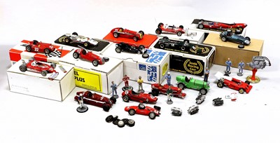 Lot 566 - Various 1:43 Scale Racing Car Constructed Kits