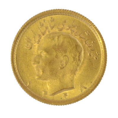 Lot 328 - Iran, Half Pahlavi 1959, (.900 gold, 19.3mm, 4....