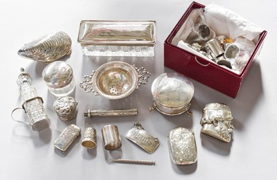 Lot 82 - A Collection of Assorted Silver and Silver...