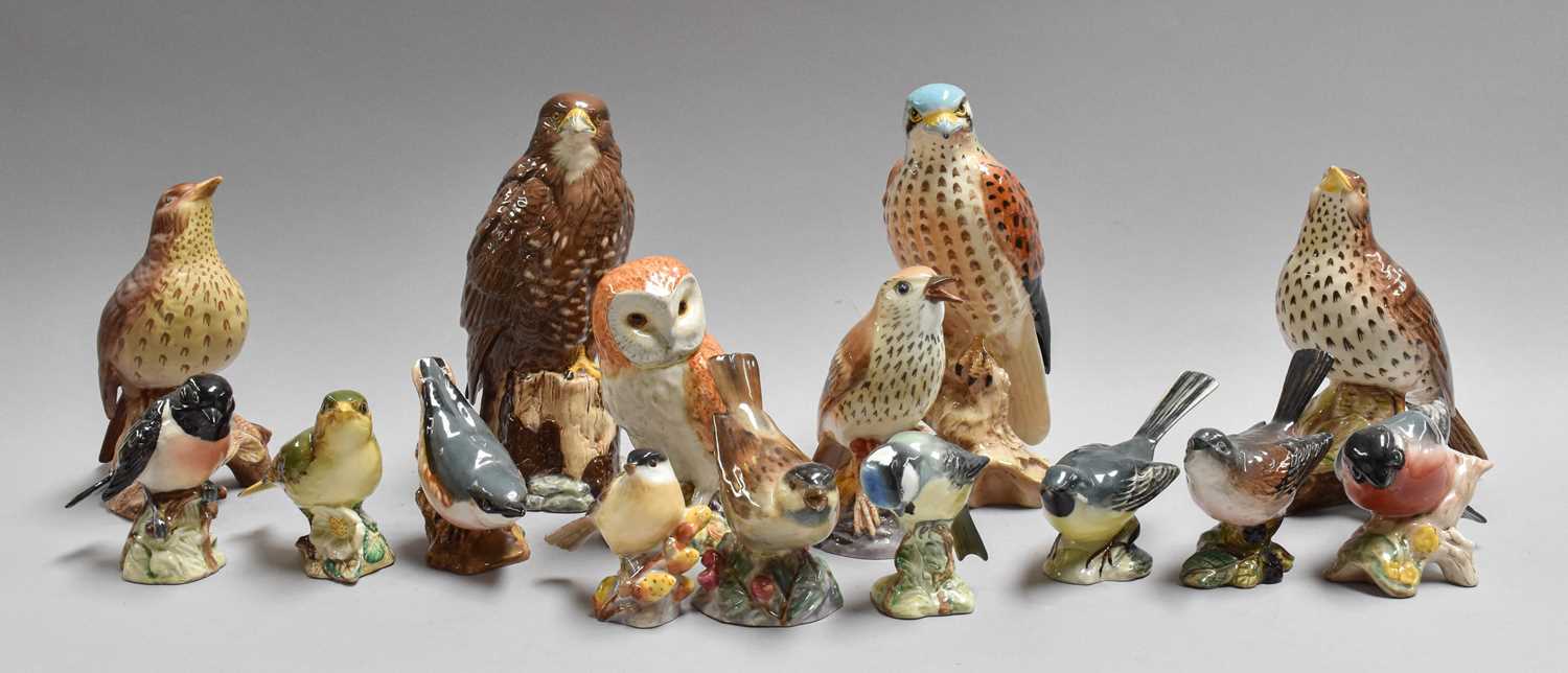 Lot 354 - Beswick Birds, twenty one various models and a...