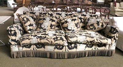 Lot 1344 - A Duresta Diplomat Sofa of Serpentine Form,...