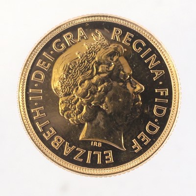 Lot 244 - Elizabeth II, Sovereign 2008, obv....