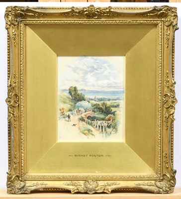 Lot 310 - Myles Birket Foster RWS (1825-1899) Figure...