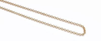 Lot 97 - A 9 Carat Gold Trace Link Chain, length 60cm