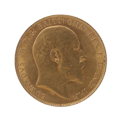 Lot 202 - Edward VII, Sovereign 1910, obv. bare head...