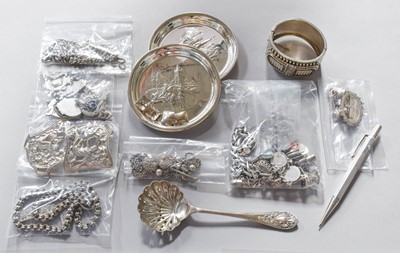 Lot 84 - A Collection of Assorted Silver Jewellery and...