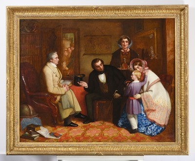 Lot 1189 - Charles Compton (1828-1884) "The First Parting"...