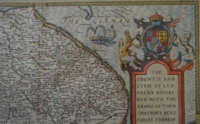 Lot 64 - Speed (John) The Countie and Citie of Lyncolne...