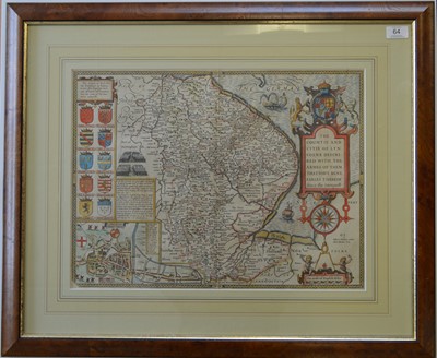 Lot 64 - Speed (John) The Countie and Citie of Lyncolne...