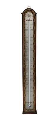 Lot 189 - ^ A Mahogany Wall Thermometer, circa 1790,...