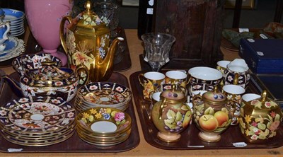 Lot 59 - Cavershall coffee service and assorted Crown Derby