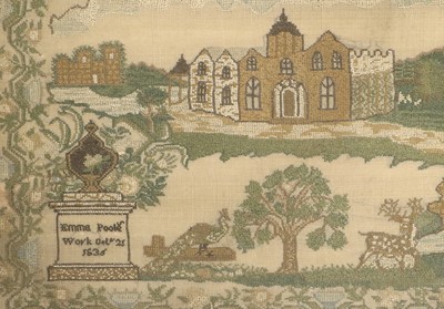 Lot 567 - A Needlework Picture, dated 1636, depicting a...