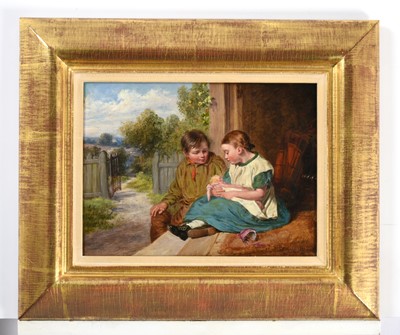 Lot 1194 - William Bromley (1835-1888) The Little Mother...