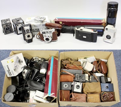 Lot 168 - Various Cameras And Lenses