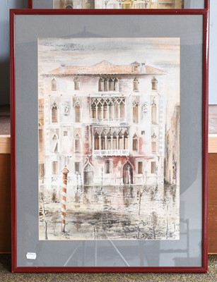 Lot 1062 - Jack Penton (1917-2000) Study of a Venetian...