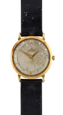 Lot 2225 - Omega: An 18 Carat Gold Automatic Centre...